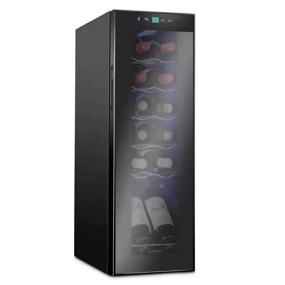 Wine Fridge, Freestanding Wine Refrigerator, 12 Bottle Wine Cooler | Fridge.com