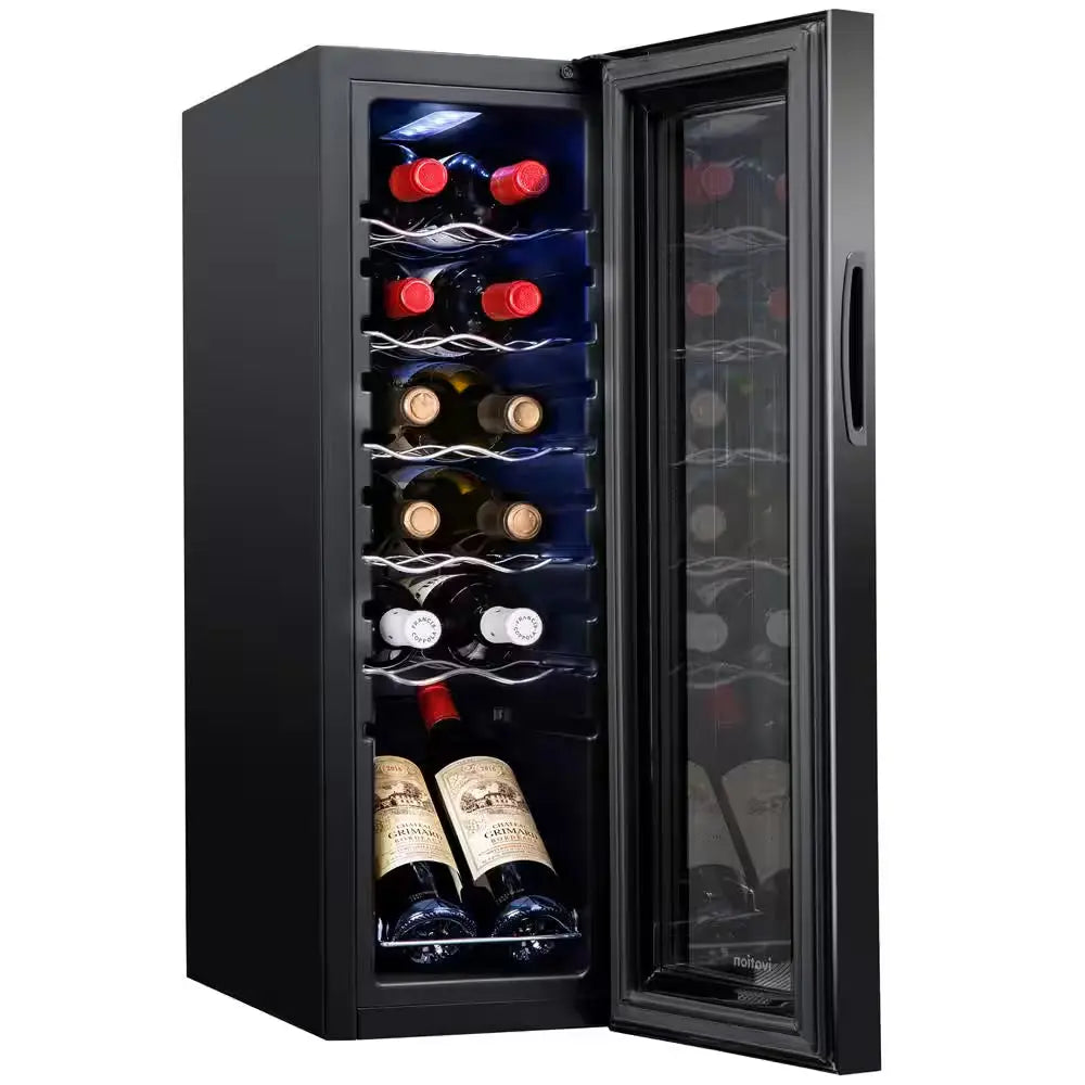 Wine Fridge, Freestanding Wine Refrigerator, 12 Bottle Wine Cooler | Fridge.com