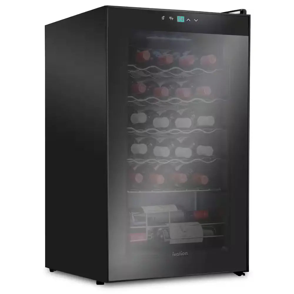 Wine Fridge, Freestanding Wine Refrigerator, 24 Bottle Wine Cooler | Fridge.com