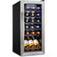 Wine Fridge, Single Zone 18-Bottle Free Standing Wine Cooler with Lock | Fridge.com