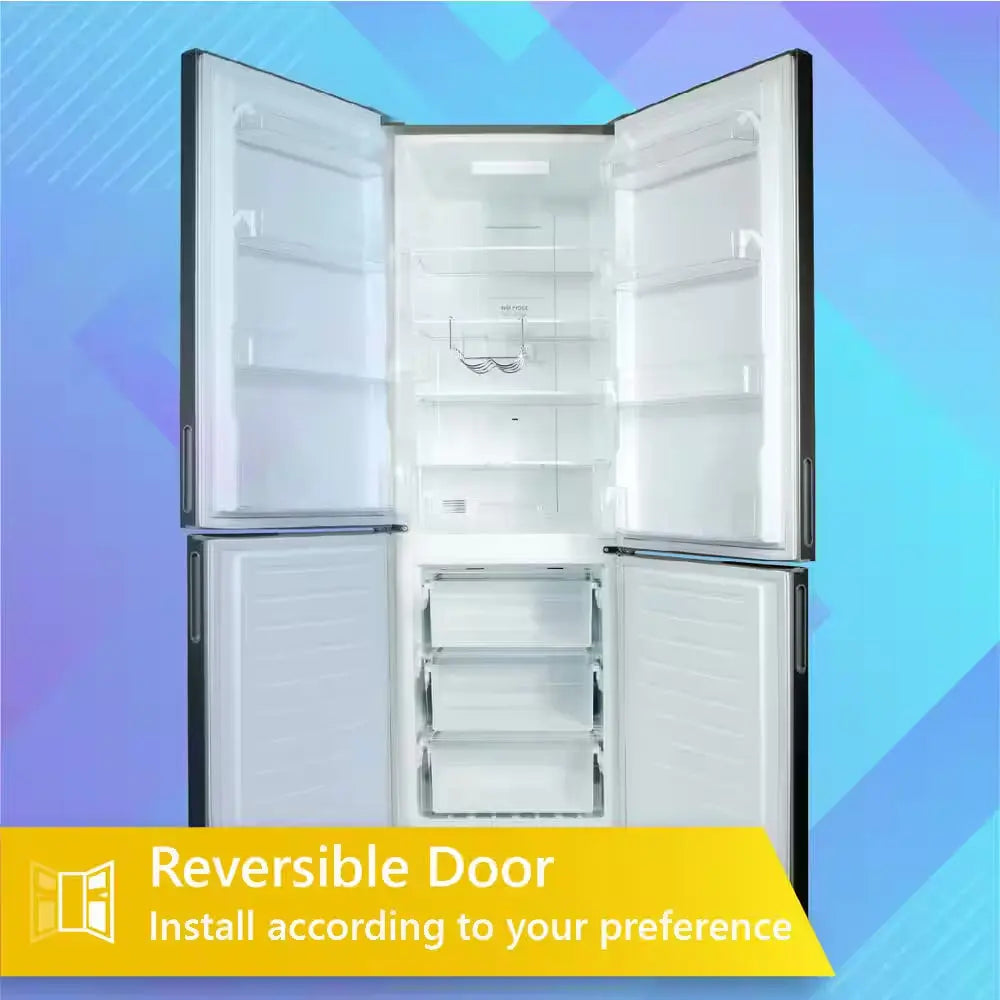 11Cf Bottom Freezer Refrigerator 24In W/Wine RACK Stainless 110V | Fridge.com