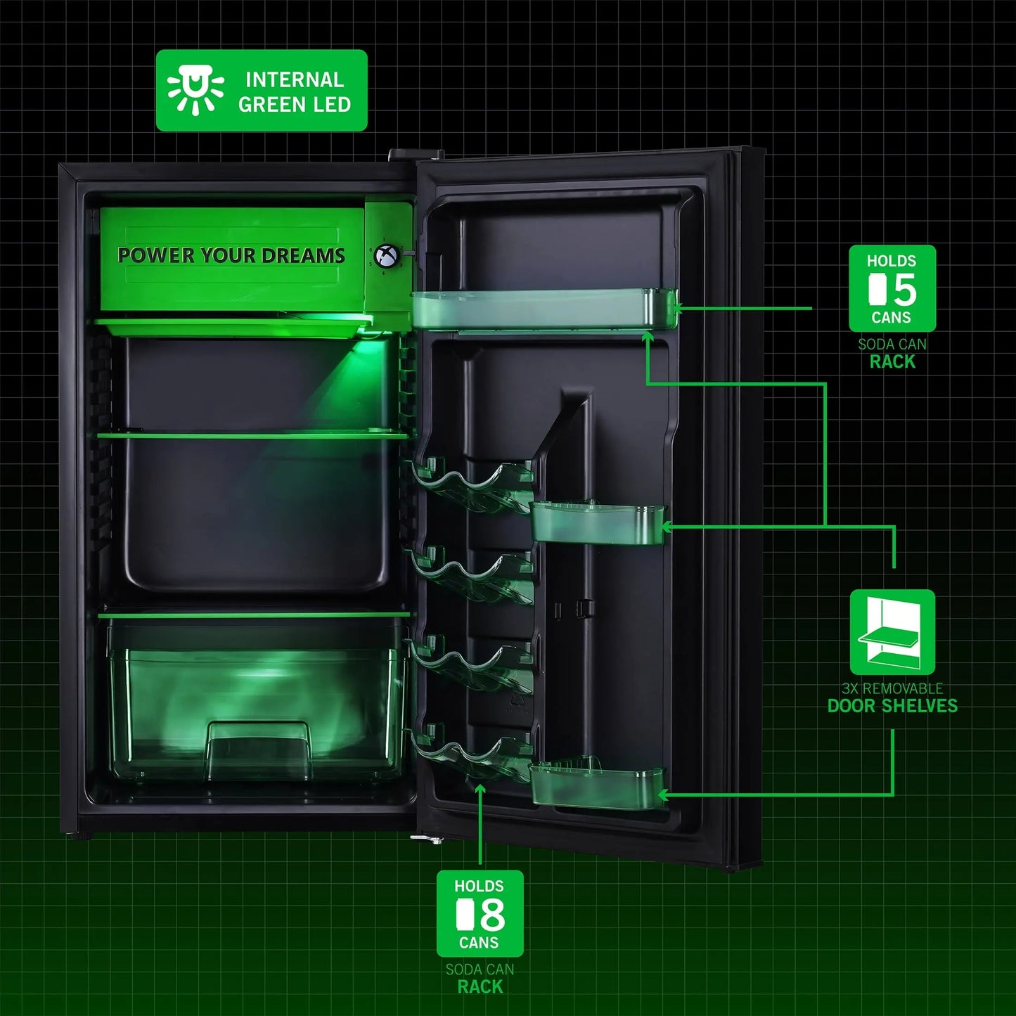 XBOX 3.2CF 1D FRIDGE | Fridge.com