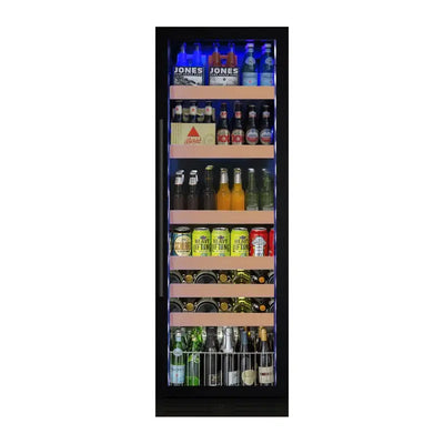 XO 24" Black Glass Beverage Column Refrigerator | Fridge.com