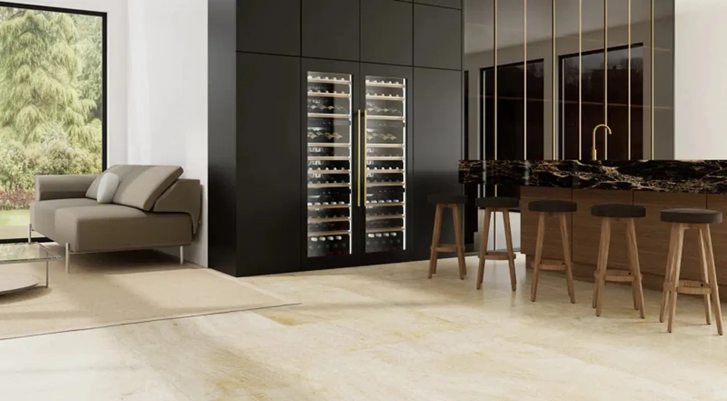 XO 24" Triple Zone Built-In Panel Ready Wine Column Refrigerator | Fridge.com