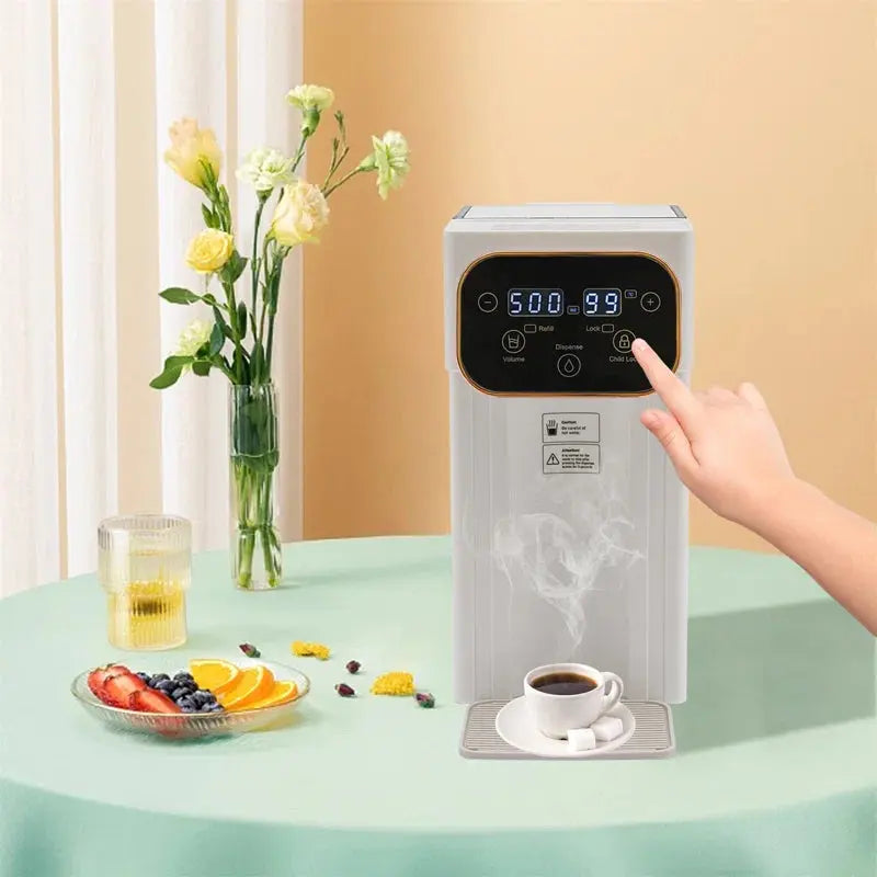 YINXIER White Countertop Bottleless Electric Filtered Water Dispenser | Fridge.com