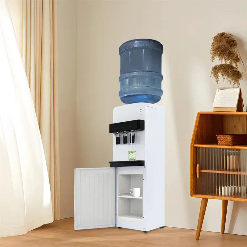 YINXIER White Free Standing Top Loading Electric Filtered Water Dispenser | Fridge.com