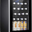 YUKOOL 18.15'' 24 Bottle Single Zone Freestanding Wine Refrigerator | Fridge.com