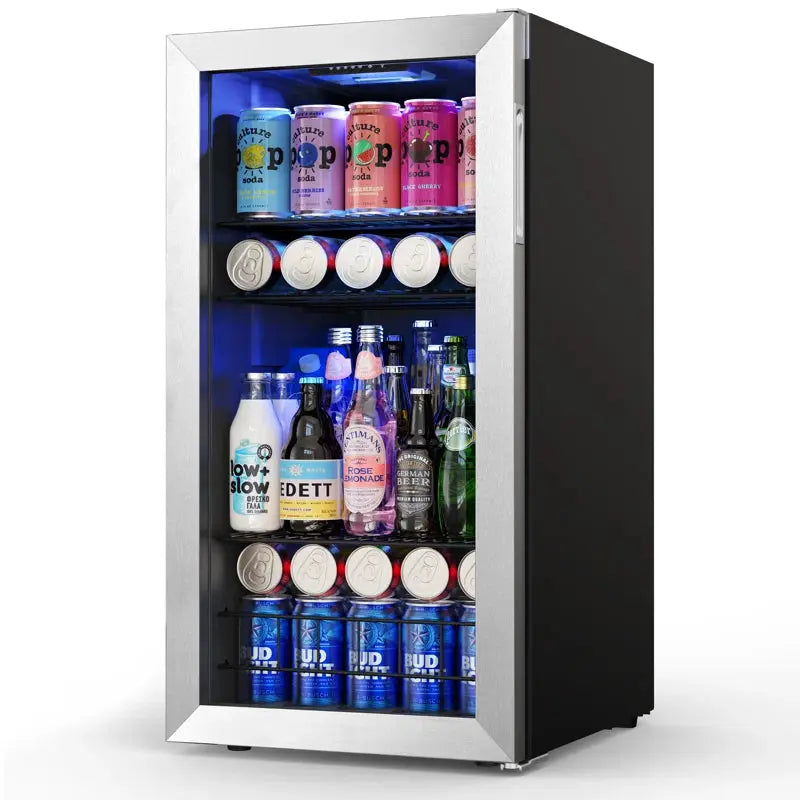 Yeego 121 Cans (12 Oz.) 3.1 Cubic Feet Beverage Refrigerator Freestanding | Fridge.com