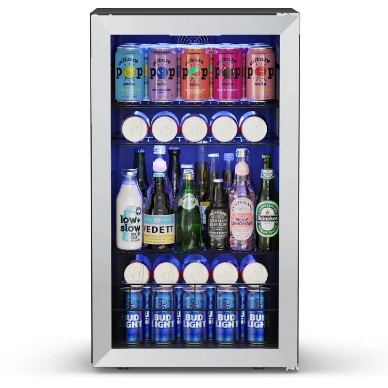 Yeego 140 Cans (12 Oz.) 3.35 Cubic Feet Beverage Refrigerator Freestanding | Fridge.com