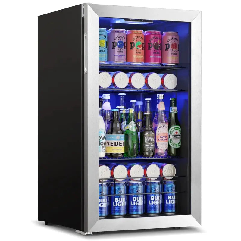 Yeego 140 Cans (12 Oz.) 3.35 Cubic Feet Beverage Refrigerator Freestanding | Fridge.com