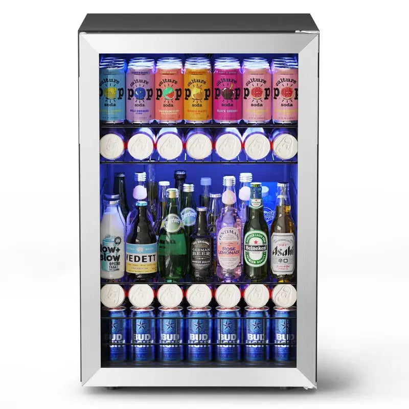 Yeego 180 Cans (12 Oz.) 4.59 Cubic Feet Freestanding Beverage Refrigerator | Fridge.com