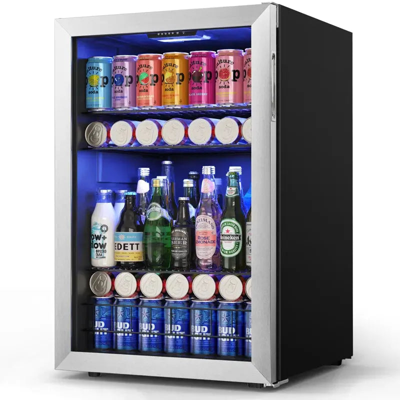 Yeego 180 Cans (12 Oz.) 4.59 Cubic Feet Freestanding Beverage Refrigerator | Fridge.com