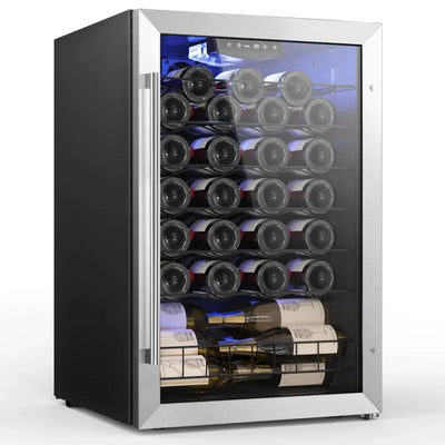 Yeego 22'' 47 Bottle Single Zone Freestanding Wine Refrigerator | Fridge.com