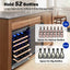 Yeego 23.4'' 52 Bottle Single Zone Wine Refrigerator Built-In Cooler | Fridge.com