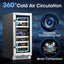 Yeego 28 Bottles 15" Dual Zone Wine Cooler under Counter Compressor Wine Refrigerator Mini Fridge | Fridge.com