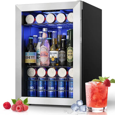 Yeego 80 Cans (12 Oz.) 2.18 Cubic Feet Freestanding Beverage Refrigerator | Fridge.com