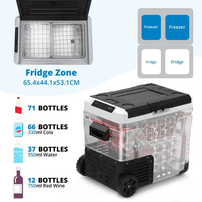 Yesurprise 1.78 Cubic Feet Portable Freestanding Mini Fridge | Fridge.com