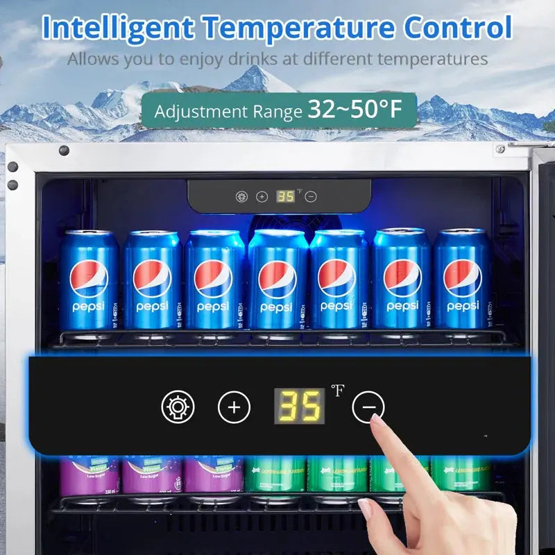 Yesurprise 180 Cans (12 Oz.) Outdoor Rated Freestanding Beverage Refrigerator | Fridge.com