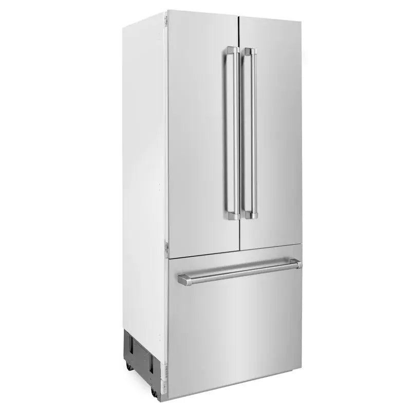 ZLINE 36" 19.6 Cu. Ft. Built-In 3-Door French Door Refrigerator with Internal Water and Ice Dispenser | Fridge.com