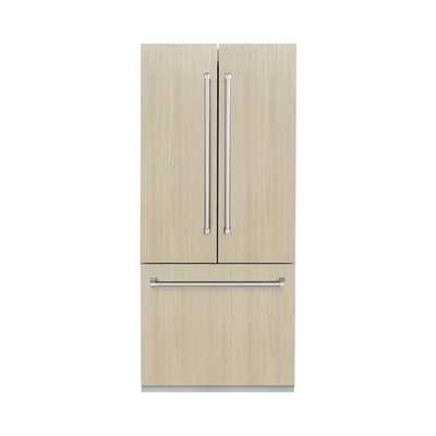 ZLINE 36" Built-In 3-Door French Door Refrigerator with Internal Water and Ice Dispenser | Fridge.com