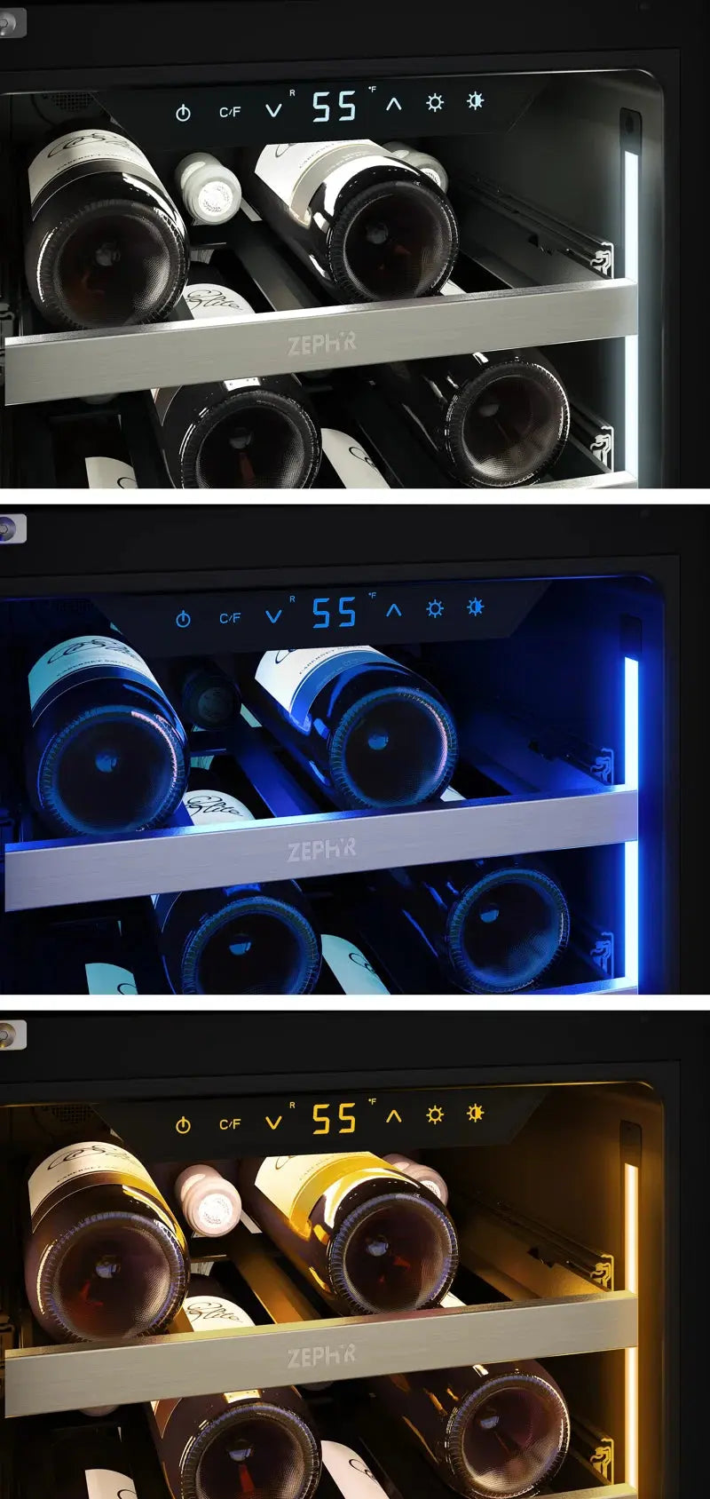 Zephyr Presrv 15" 27-Bottle Single Zone Wine Cooler | Fridge.com