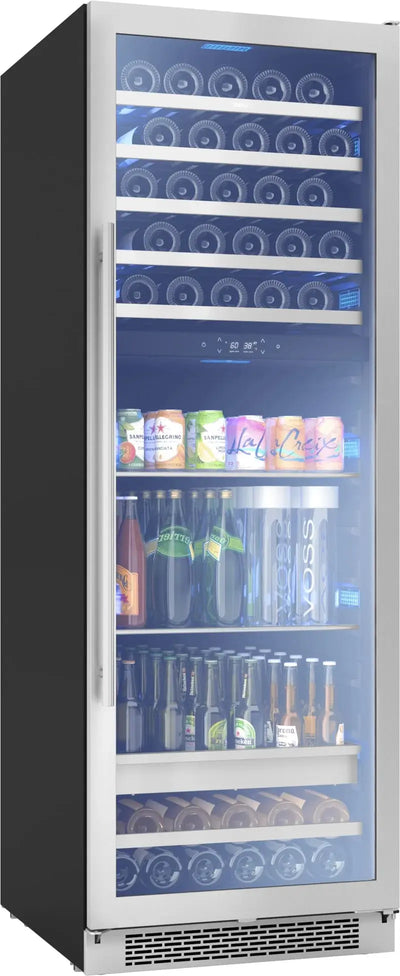 Zephyr Presrv 24 In. 59-Bottle 161-Can Dual Zone Wine and Beverage Cooler | Fridge.com