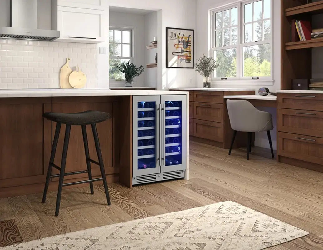 Zephyr Presrv 24" 42-Bottle Dual Zone Wine Cooler | Fridge.com