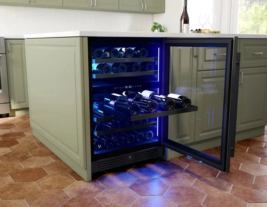 Zephyr Presrv 24" 45-Bottle Dual Zone Wine Cooler | Fridge.com