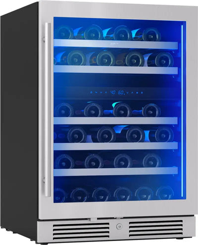 Zephyr Presrv 24" 45-Bottle Dual Zone Wine Cooler | Fridge.com