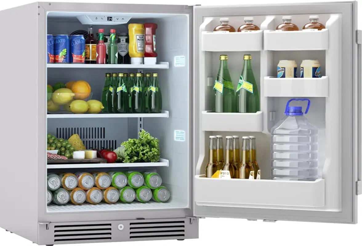 Zephyr Presrv 24" 99-Can Single Zone Outdoor Refrigerator | Fridge.com