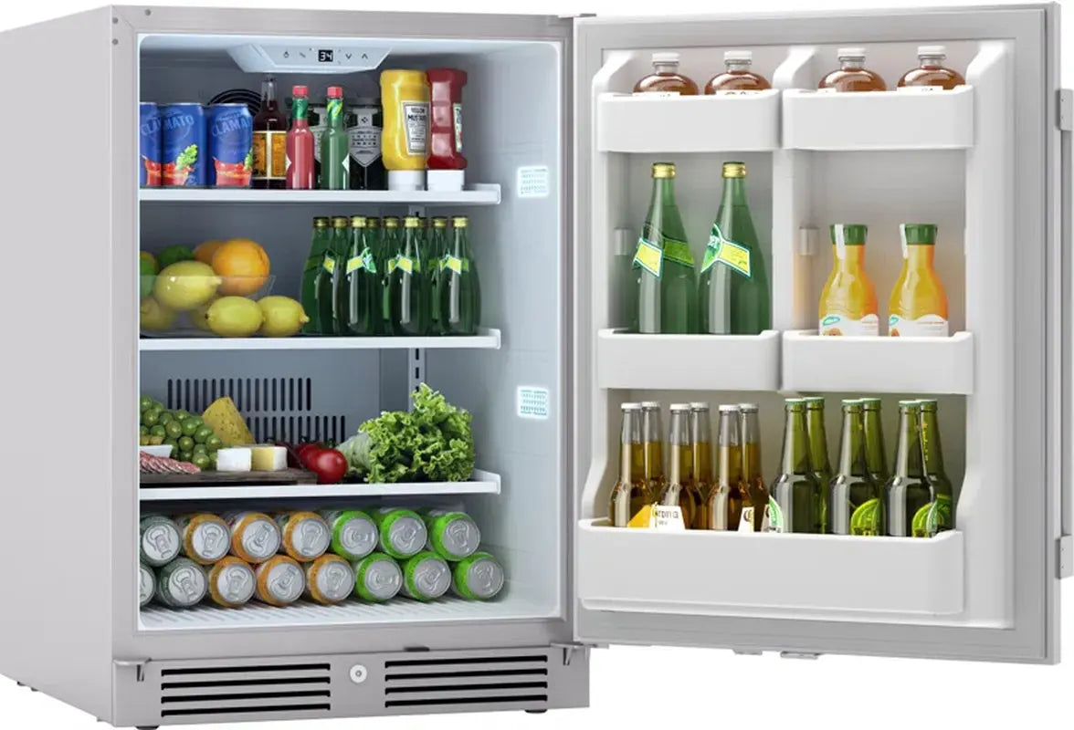 Zephyr Presrv 24" 99-Can Single Zone Outdoor Refrigerator | Fridge.com