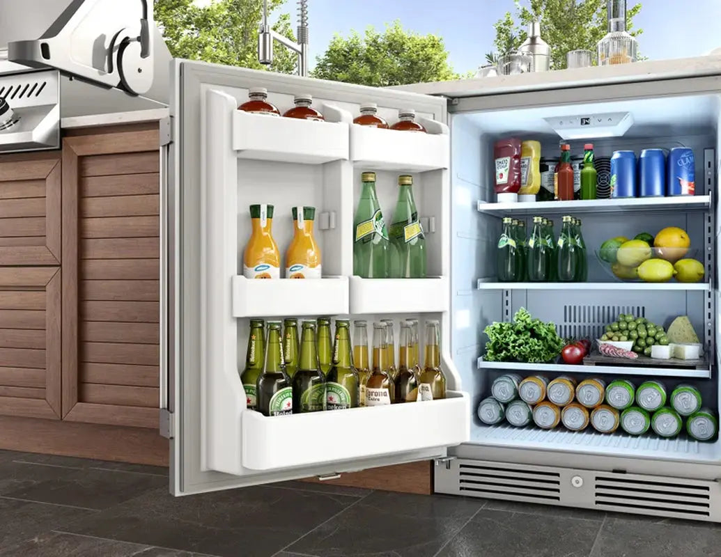 Zephyr Presrv 24" 99-Can Single Zone Outdoor Refrigerator | Fridge.com