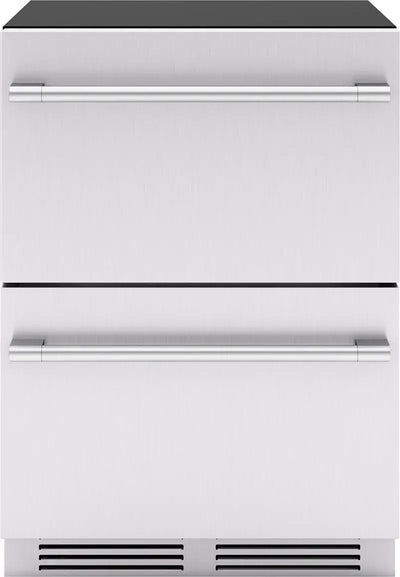 Zephyr Presrv 24" Stainless Steel Built-In Dual Zone Refrigerator Drawers | Fridge.com