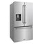 Zline 36 In. 28.9 Cu. Ft. Standard-Depth French Door External Water Dispenser Refrigerator with Dual Ice Maker in Fingerprint Resistant | Fridge.com