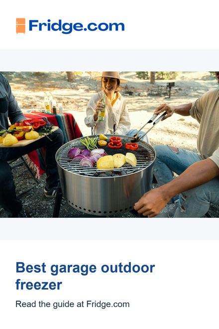 Best garage outdoor freezer — a Fridge.com pin