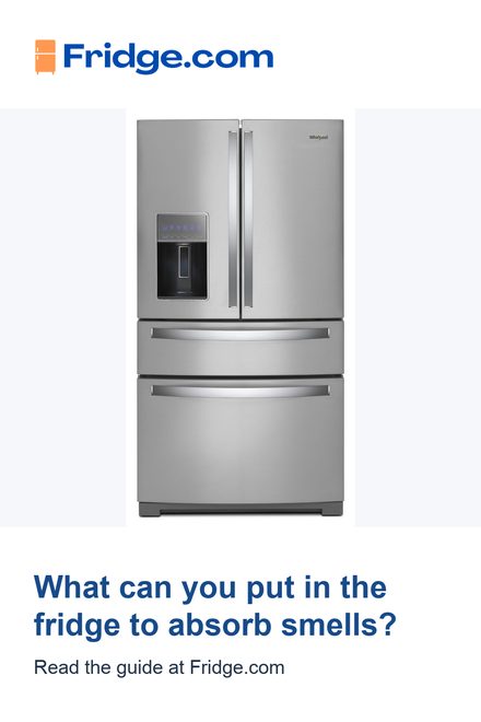 What can you put in the fridge to absorb smells — a Fridge.com pin
