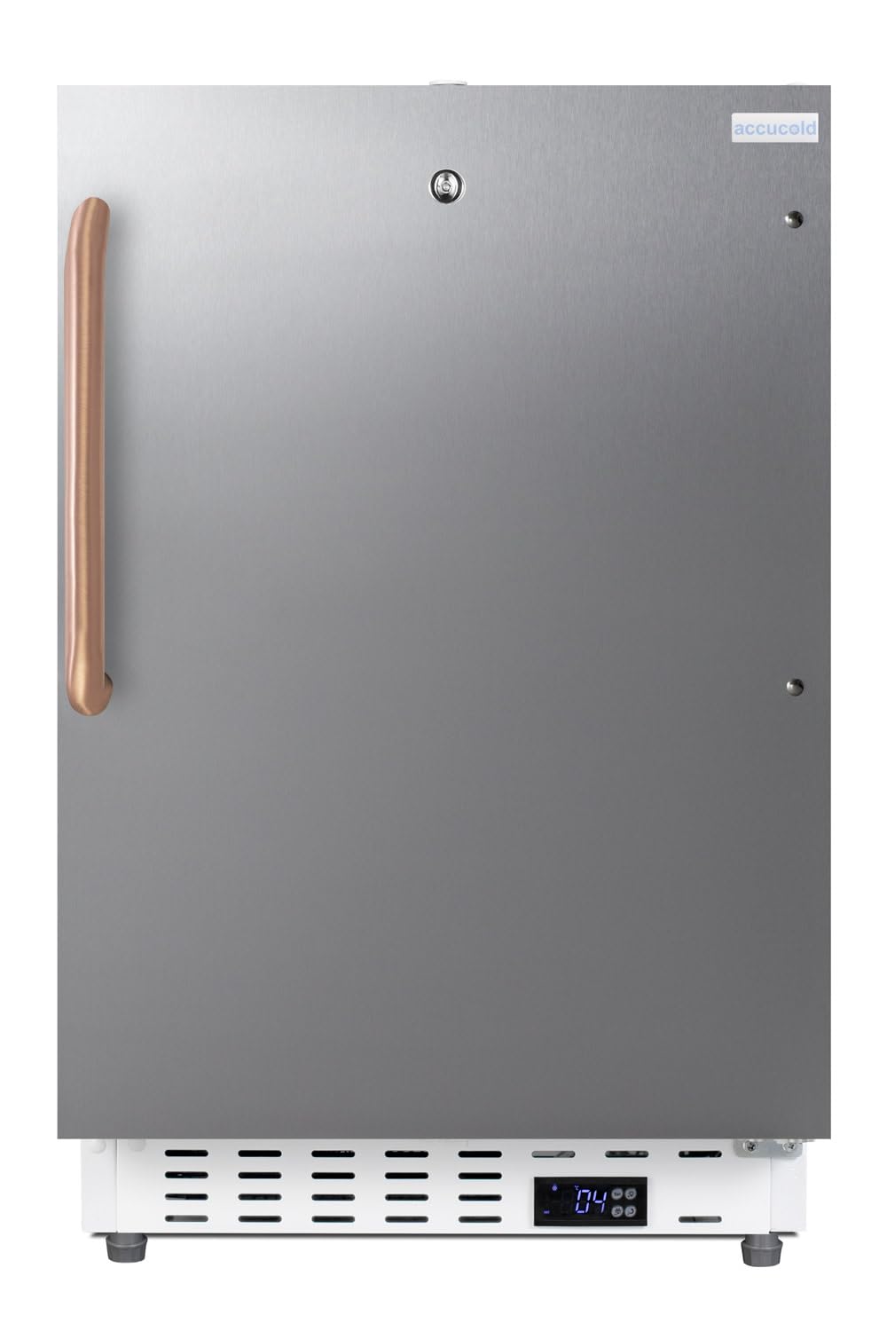 20 Inch Freestanding/Built In Refrigerator — Accucold, model ADA404REFSSTBC