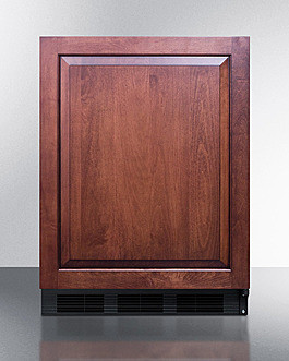 AccuCold 24 Inch Freestanding/Built In Undercounter Counter Depth Compact All-Refrigerator AL752BKBIIF — FIN-0019621 | Fridge.com