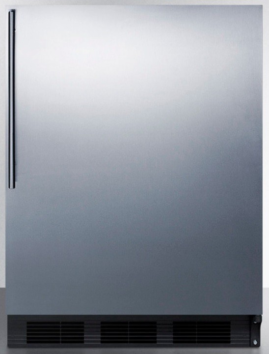 AccuCold 24 Inch Undercounter Counter Depth Compact All-Refrigerator AL752BKSSHV | Fridge.com