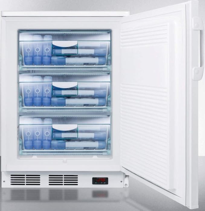 Summit VT65 Upright Freezer, White - View 4 | Fridge.com