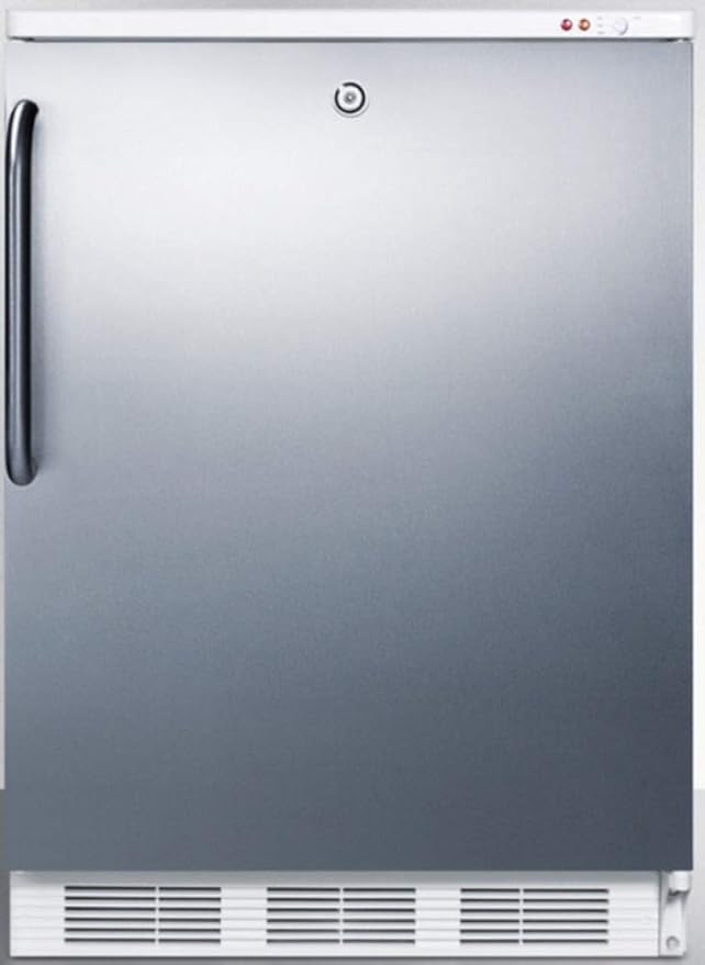 Summit VT65ML7BISSTB Upright Freezer, Stainless Steel | Fridge.com