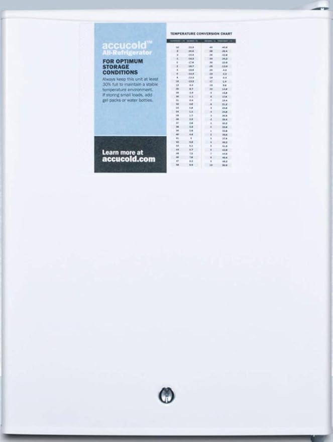 ACCUCOLD Compact Refrigerator - White Medical Mini Fridge | Fridge.com