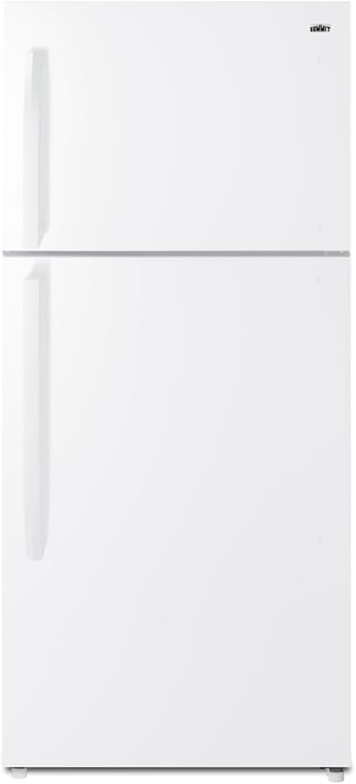 Summit 30” Top Mount Refrigerator-Freezer, White - CTR18W | Fridge.com