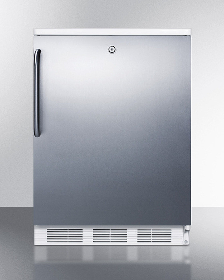AccuCold 24 Inch Undercounter Counter Depth Compact All-Refrigerator CT66LWSSTB — FIN-0019772 | Fridge.com