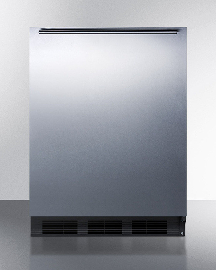 AccuCold 24 Inch Freestanding/Built In Undercounter Counter Depth Compact All-Refrigerator FF6BK7SSHH | Fridge.com