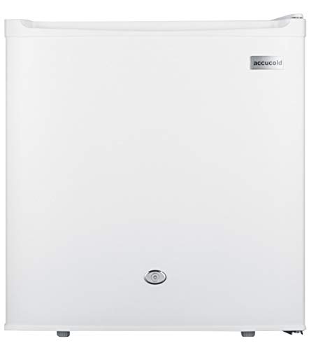 Summit Appliance FFAR23L Accucold 19" Wide Compact All-Refrigerator; Automatic Defrost; Factory-installed Lock; Internal Fan Cooling; 1.7 cu.ft Capacity; LED Lighting; Adjustable Thermostat; White | Fridge.com