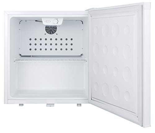 Summit Appliance FFAR23L Accucold 19" Wide Compact All-Refrigerator; Automatic Defrost; Factory-Installed Lock; Internal Fan Cooling; 1.7 cu.ft Capacity; LED Lighting; Adjustable Thermostat; White - View 3 | Fridge.com