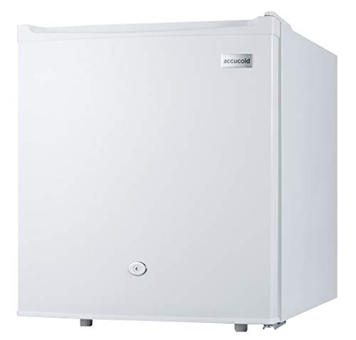 Summit Appliance FFAR23L Accucold 19" Wide Compact All-Refrigerator; Automatic Defrost; Factory-Installed Lock; Internal Fan Cooling; 1.7 cu.ft Capacity; LED Lighting; Adjustable Thermostat; White - View 4 | Fridge.com