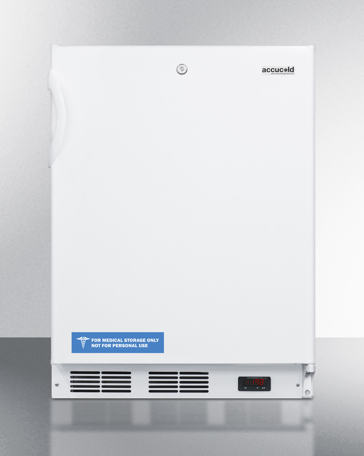 AccuCold 24" Undercounter Counter Depth Compact Upright Freezer VT65MLADA | Fridge.com