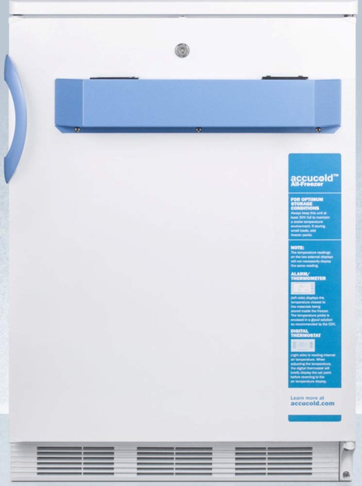 Accucold 24" Freestanding/Built In Undercounter Compact Upright Freezer VT65MLBIMED2 - View 2 | Fridge.com
